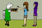 Engine Dog one ups selfish children.